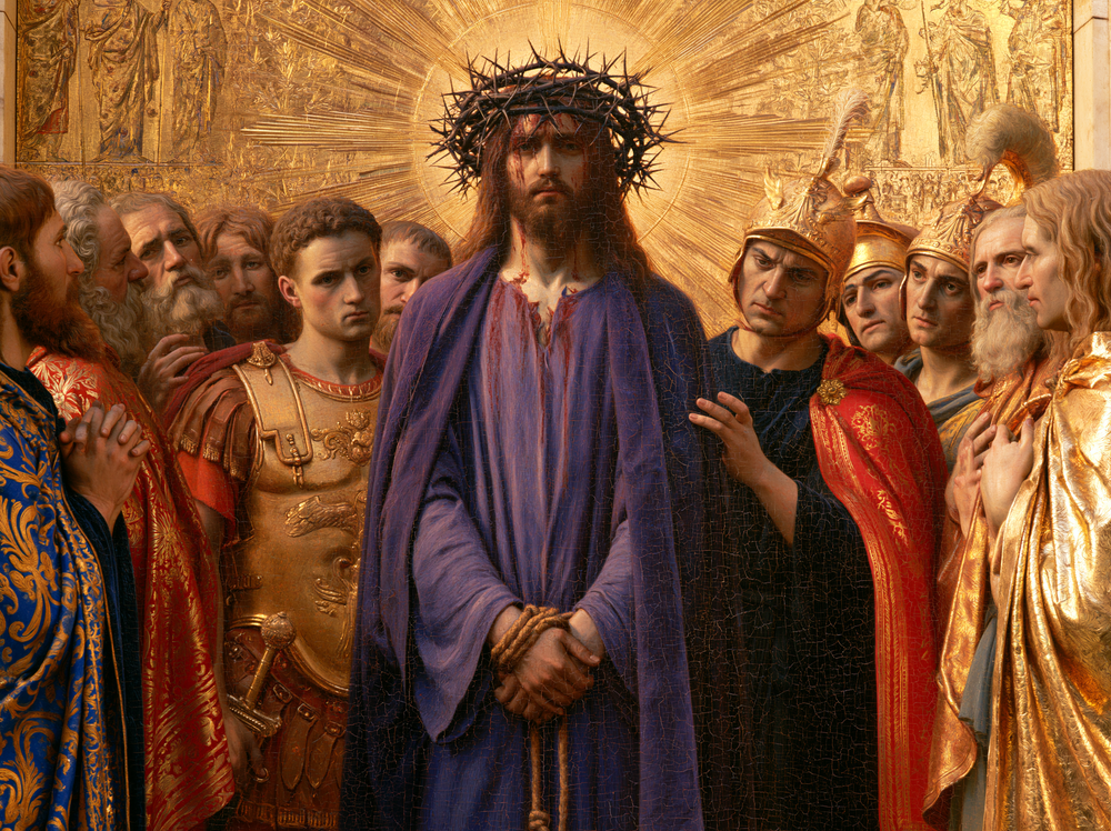 Ecce Homo - Священный золотой · Пейзаж № 7 - Христианское искусство