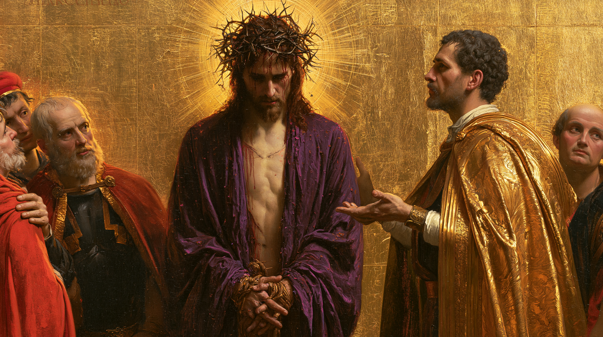 Ecce Homo - Sacred golden · Landscape n° 12