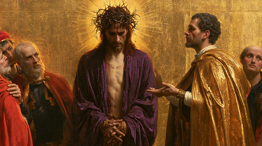Ecce Homo - Священный золотой · Пейзаж № 12