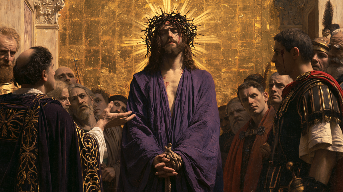 Ecce Homo - Священный золотой · Пейзаж № 14 - Христианское искусство