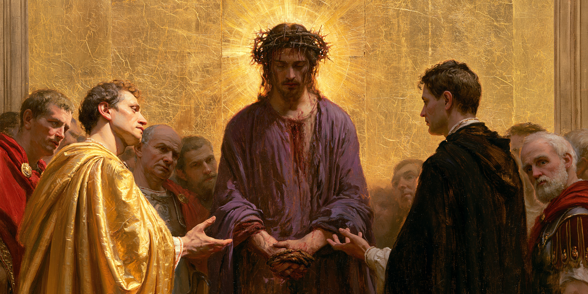 Ecce Homo - Священный золотой · Пейзаж № 15 - Христианское искусство