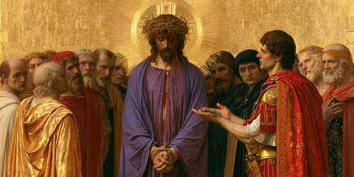 Ecce Homo - Священный золотой · Пейзаж № 18 - Христианское искусство