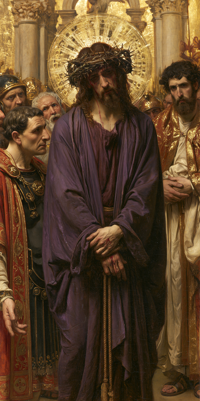 Ecce Homo - Священный золотой · Портрет № 2
