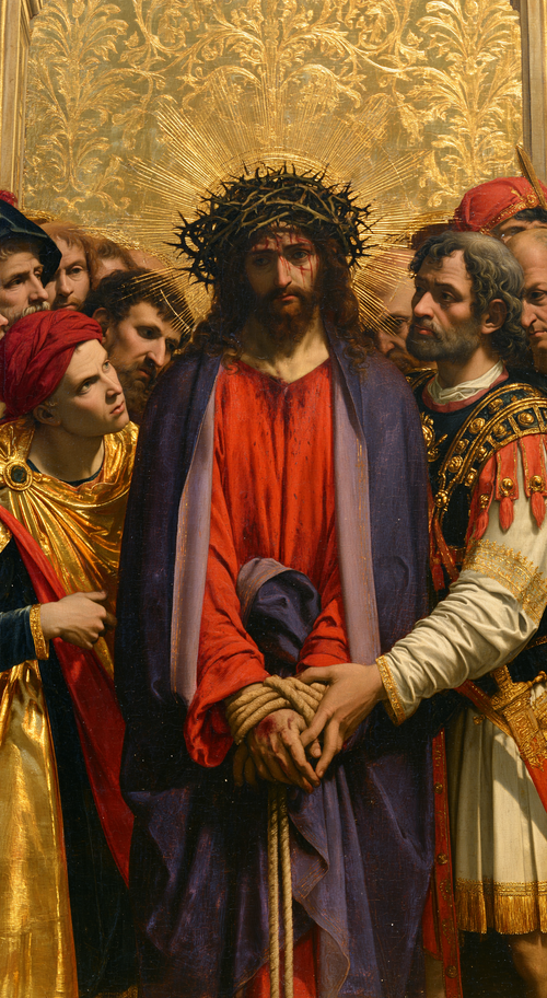Ecce Homo - Священный золотой · Портрет № 4 - Христианское искусство