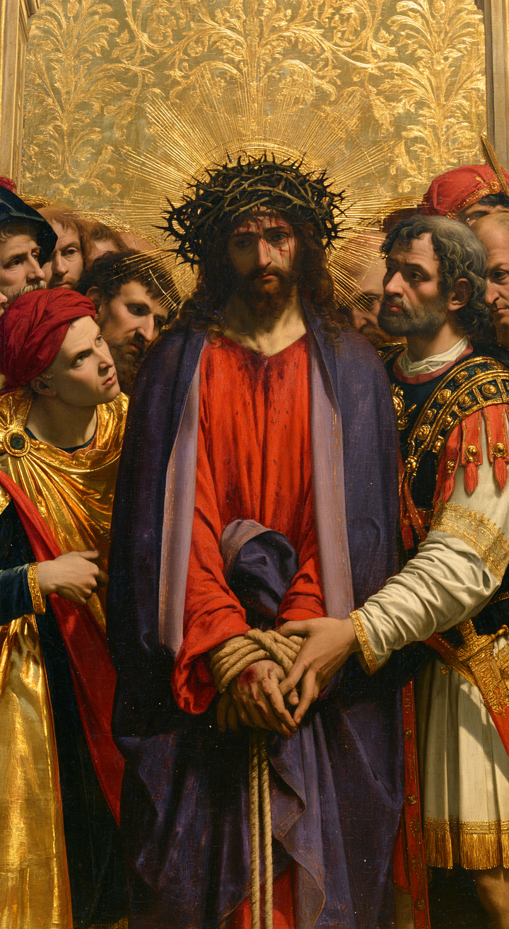 Ecce Homo - Священный золотой · Портрет № 4