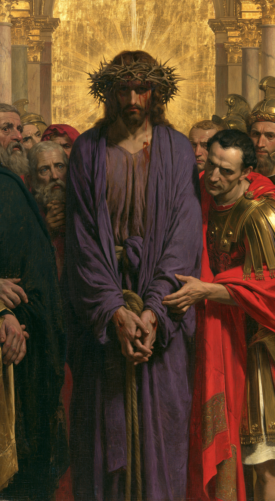 Ecce Homo - Священный золотой · Портрет № 5