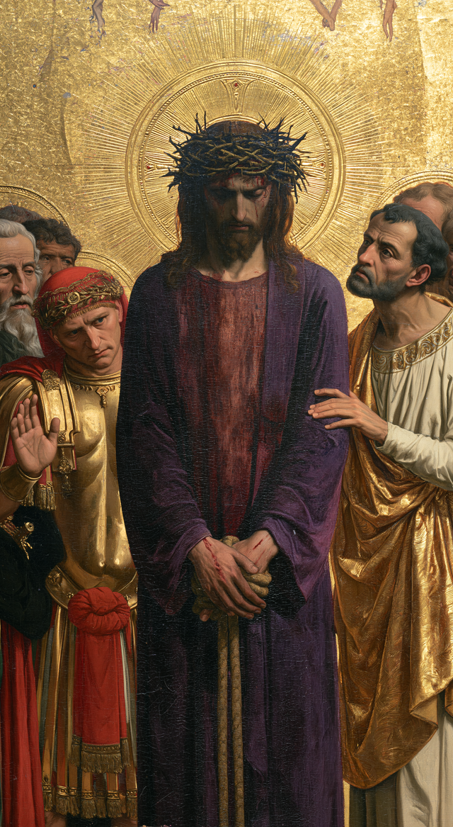 Ecce Homo - Священный золотой · Портрет № 6