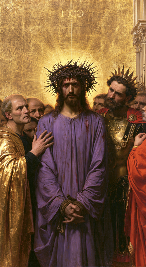 Ecce Homo - Священный золотой · Портрет № 7 - Христианское искусство