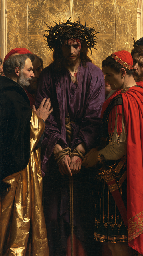 Ecce Homo - Священный золотой · Портрет № 10 - Христианское искусство