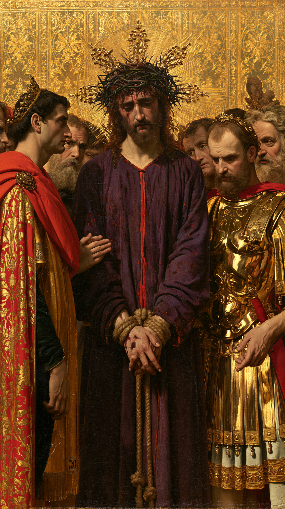 Ecce Homo - Священный золотой · Портрет № 11 - Христианское искусство