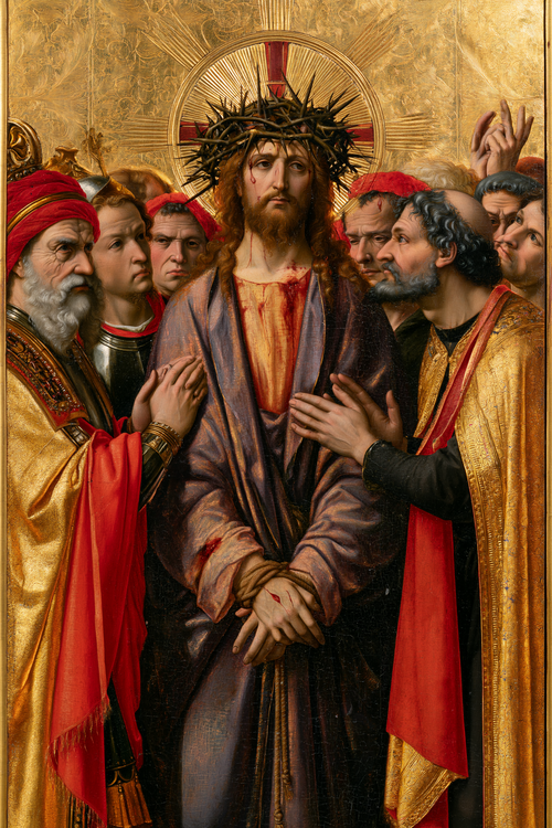 Ecce Homo - Священный золотой · Портрет № 12 - Христианское искусство