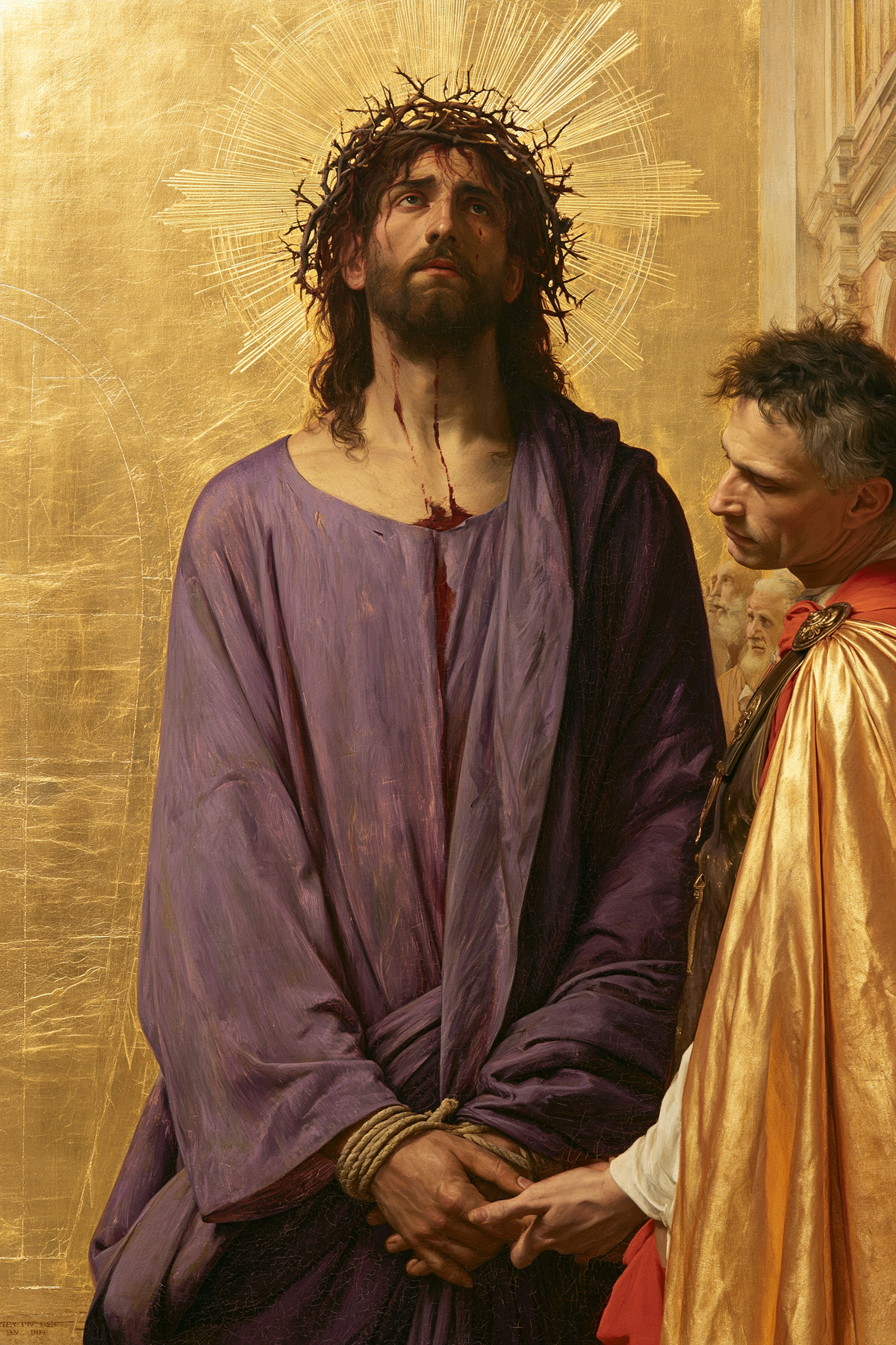 Ecce Homo - Священный золотой · Портрет № 14 - Христианское искусство