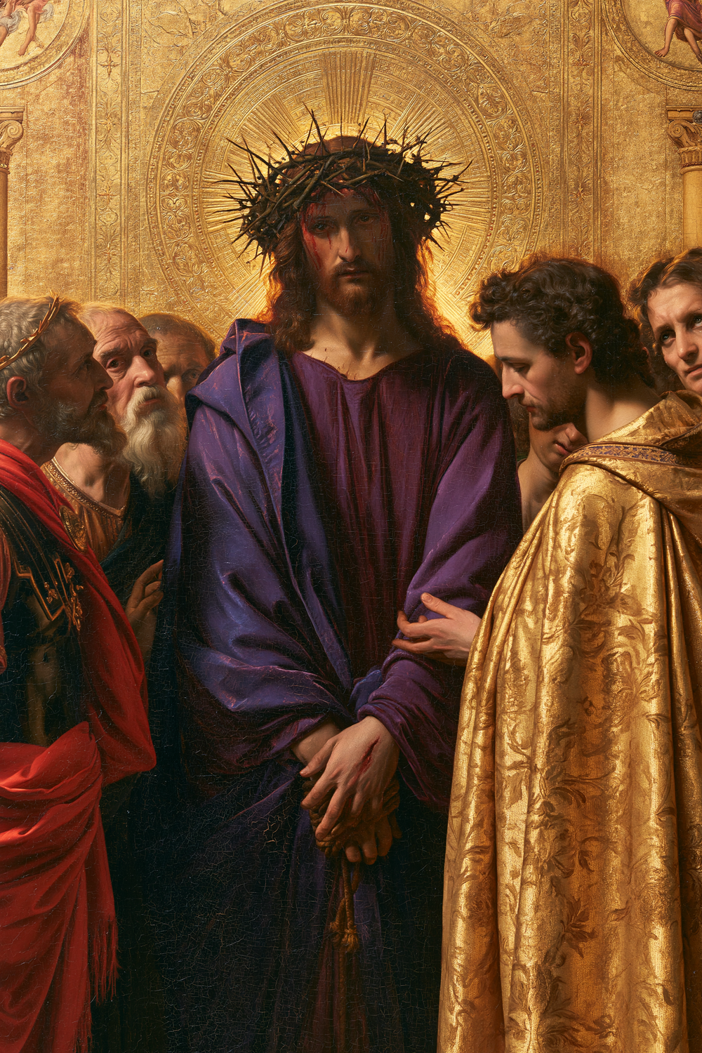 Ecce Homo - Священный золотой · Портрет № 15 - Христианское искусство
