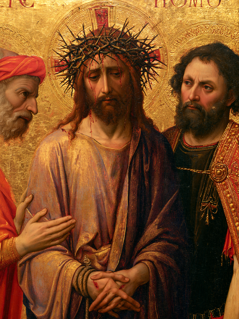 Ecce Homo - Священный золотой · Портрет № 18 - Христианское искусство