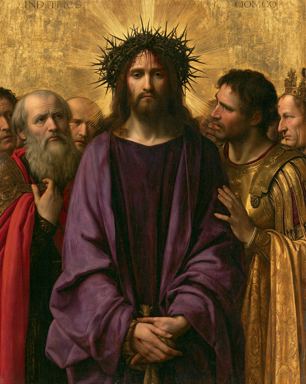 Ecce Homo - Священный золотой · Портрет № 19 - Христианское искусство