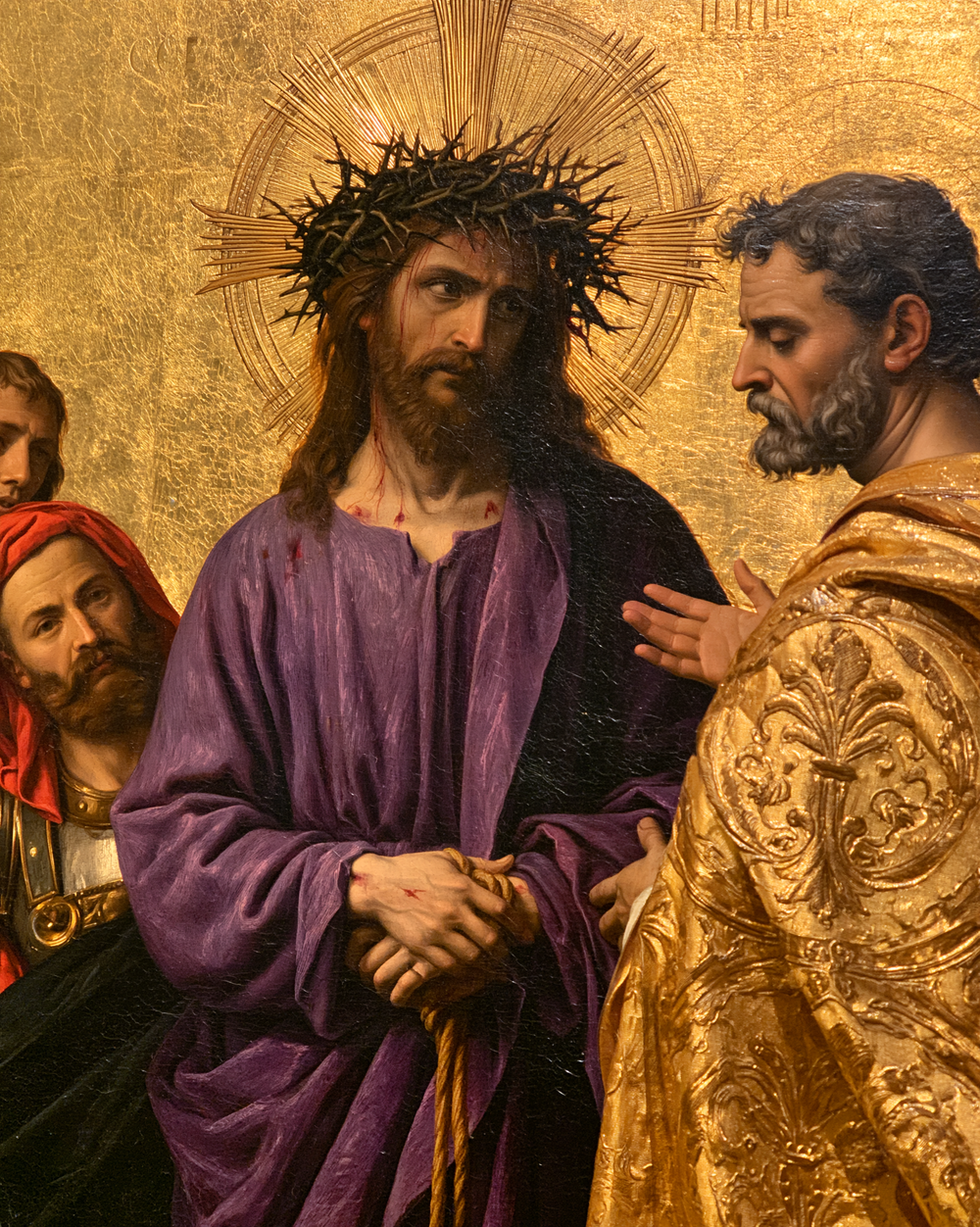 Ecce Homo - Священный золотой · Портрет № 22 - Христианское искусство