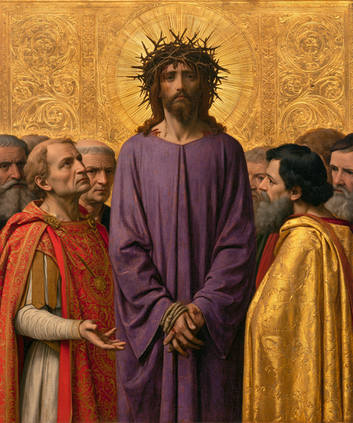 Ecce Homo - Священный золотой · Портрет № 24 - Христианское искусство