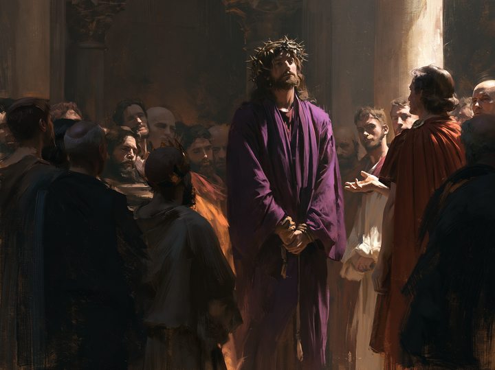 Ecce Homo — The Gaze Toward the Column of Light