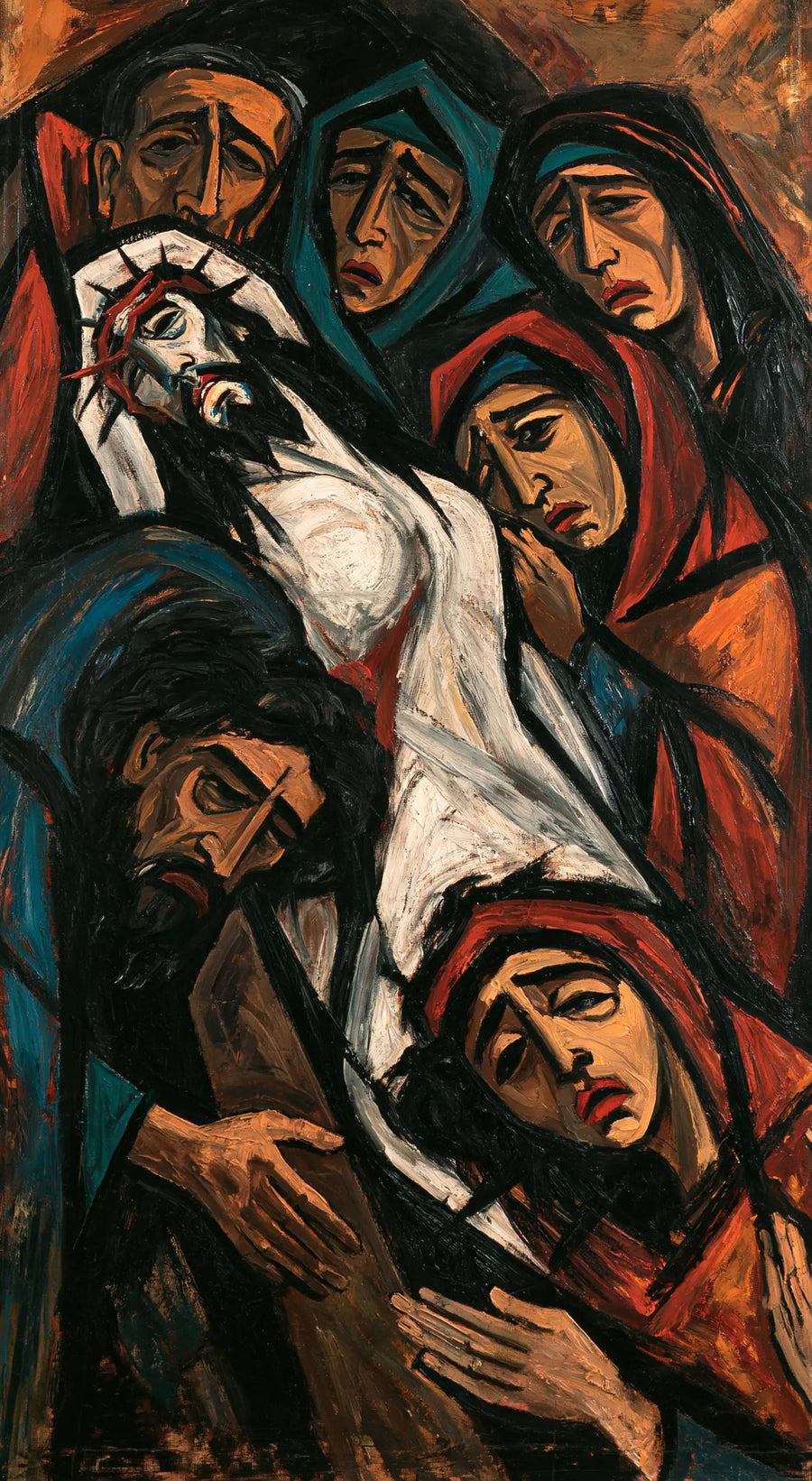 The Entombment of Jesus Christ - Expressionist · Portrait n° 4