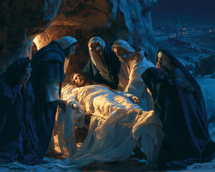The Entombment of Jesus Christ — The Slab with Moonlit Reflections