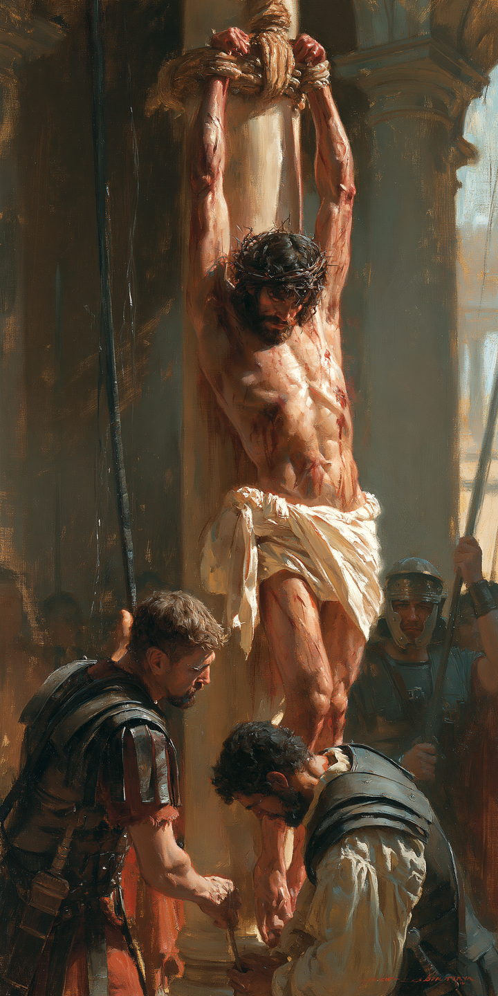 The Flagellation of Christ — The Linen and the Light
