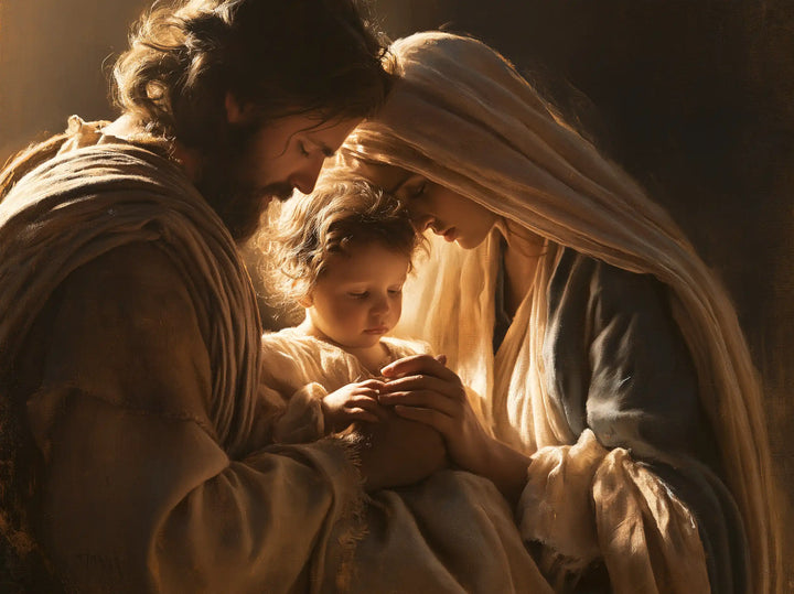 The Holy Family - Close Devotional Portrait · Landscape n° 2