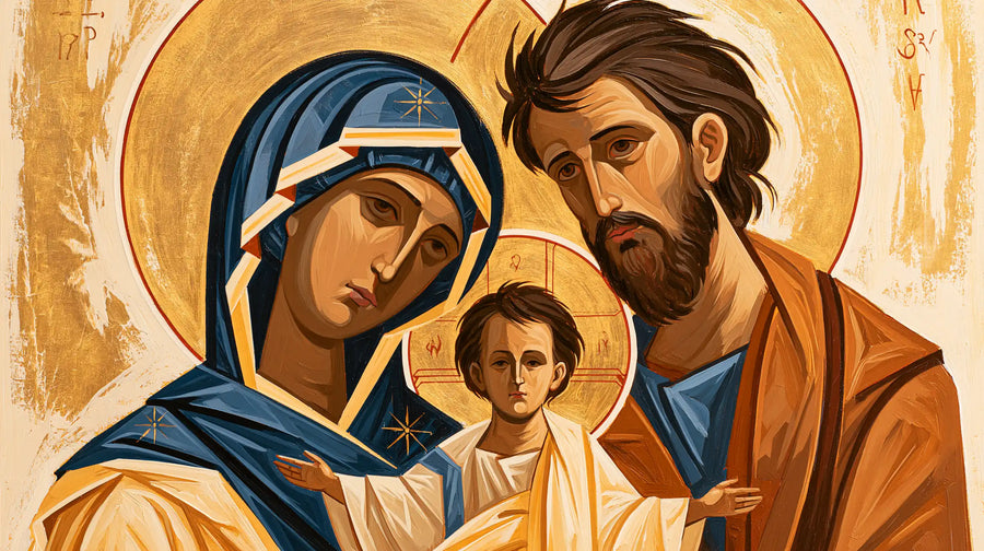 The Holy Family - Contemporary Byzantine · Landscape n° 5