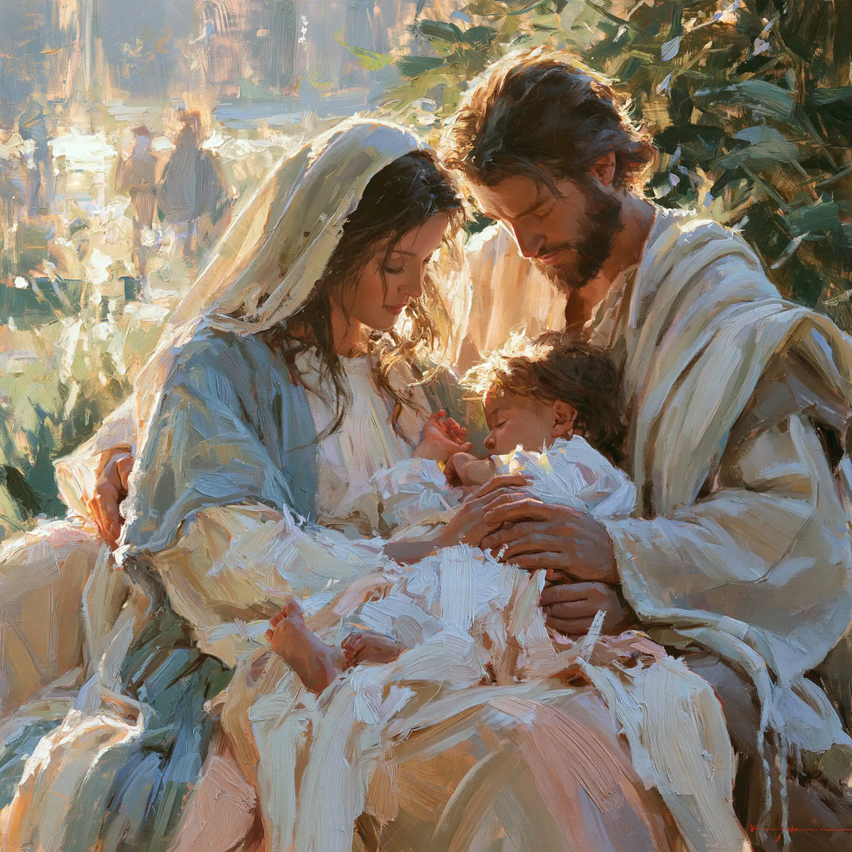 The Holy Family — The Meeting of Tender Gazes