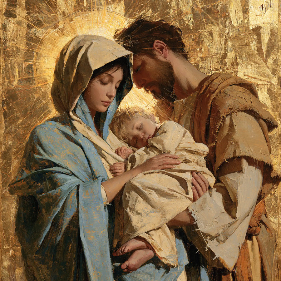The Holy Family - Sacred Gold · Square n° 1