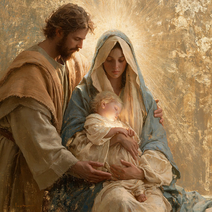The Holy Family - Sacred Gold · Square n° 3