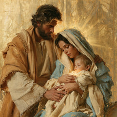 The Holy Family — The Caress in the Blue Folds