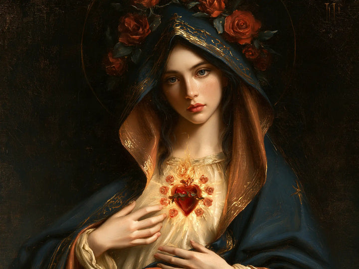 Immaculate Heart of Mary - Black and Gold · Landscape n° 7