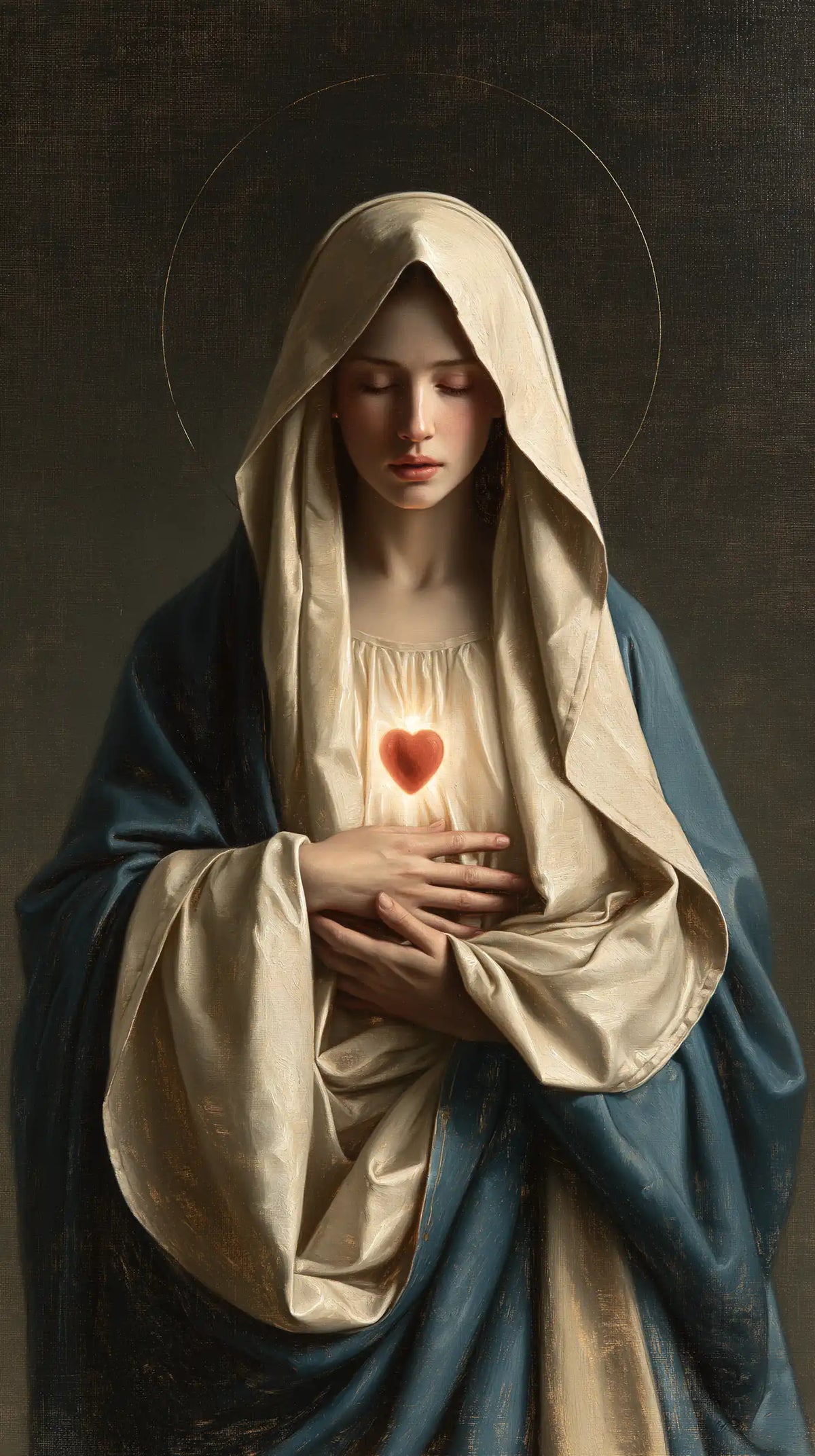 The Immaculate Heart of Mary — The Presence Beneath the Almost Invisible Circle
