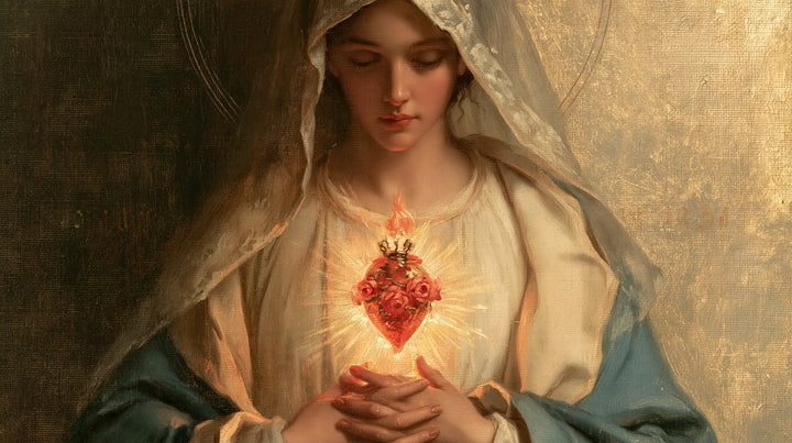 The Immaculate Heart of Mary — The Heart’s Light and Interlaced Fingers