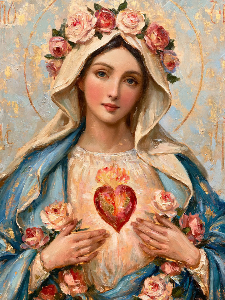 Immaculate Heart of Mary - Impressionist · Portrait n° 18