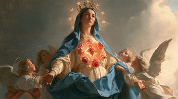 Immaculate Heart of Mary - Mary Surrounded by Angels · Landscape n° 9