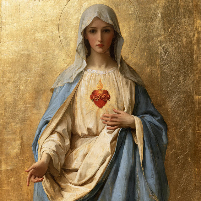 Immaculate Heart of Mary - Sacred Gold · Square n° 11