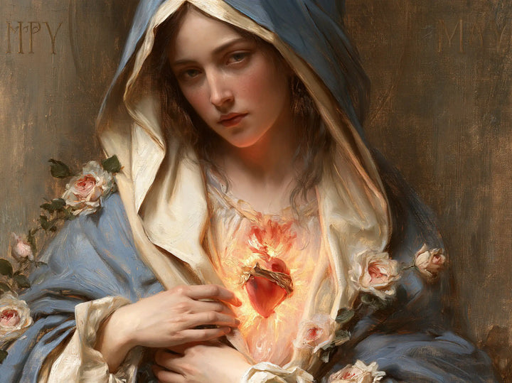Immaculate Heart of Mary - Sacred Maternal Tenderness · Landscape n° 1