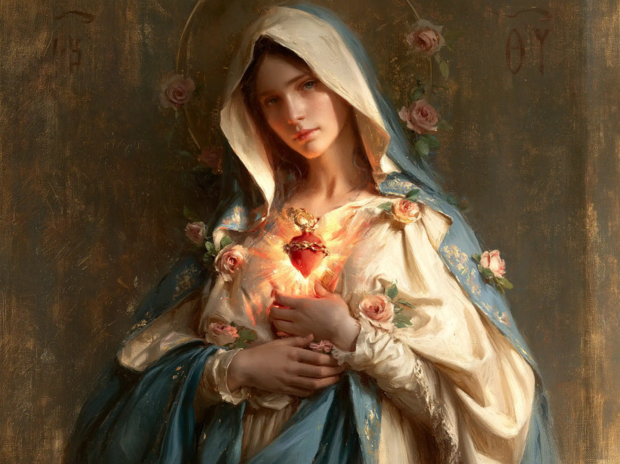 Immaculate Heart of Mary - Sacred Maternal Tenderness · Landscape n° 5