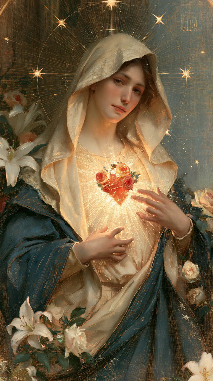 Immaculate Heart of Mary - Symbolist · Portrait n° 4