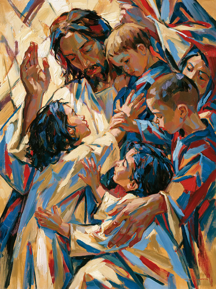 Jesus and the Children - Expressionist · Portrait n° 16