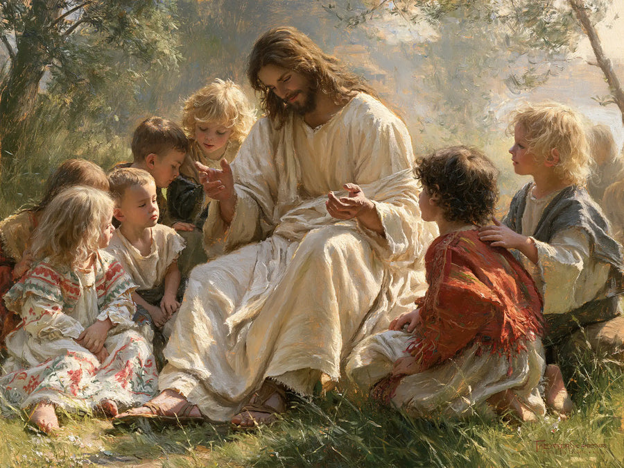 Jesus and the Children - Florentine Renaissance · Landscape n° 3