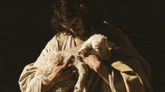 Jesus and the Lamb — Wool in the Hollow of the Hands