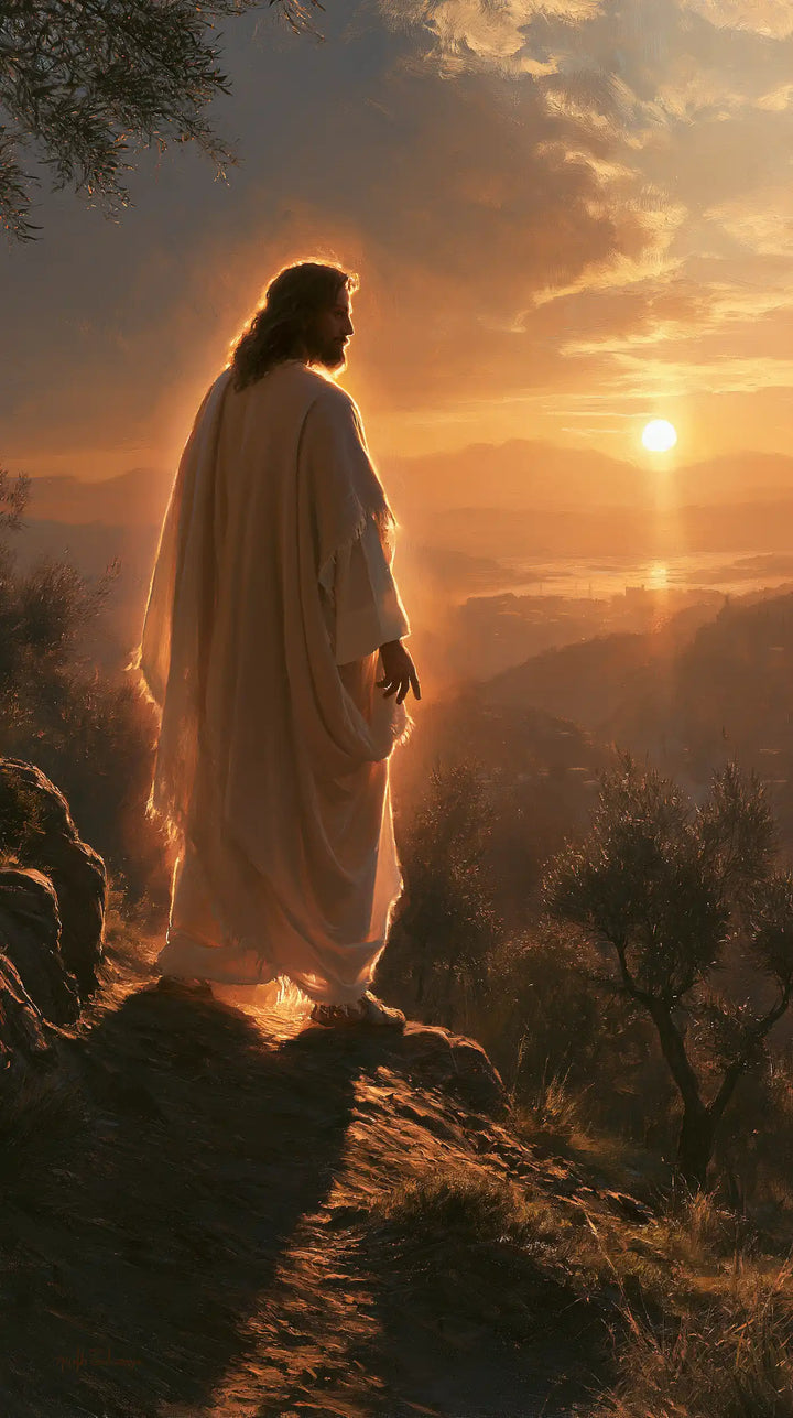 Jesus at Sunset — The Hour of Contemplation