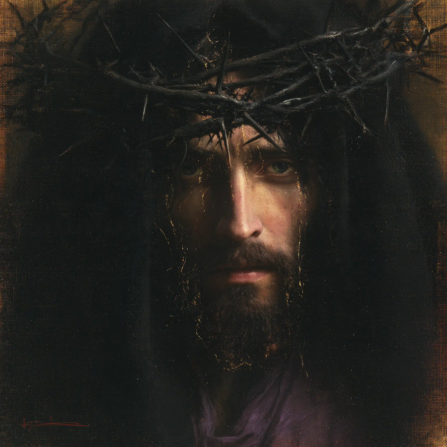 Jesus Crowned with Thorns — The Grey Crown and the Purple
