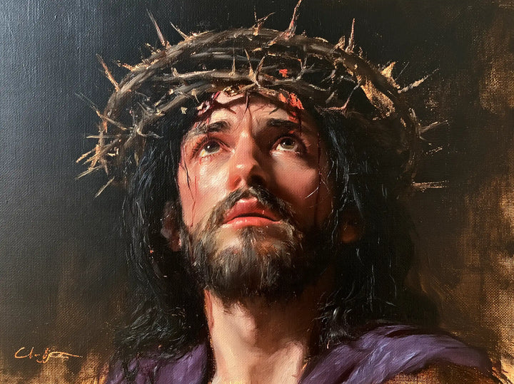 Jesus Crowned with Thorns — The Appeal in Moist Eyes