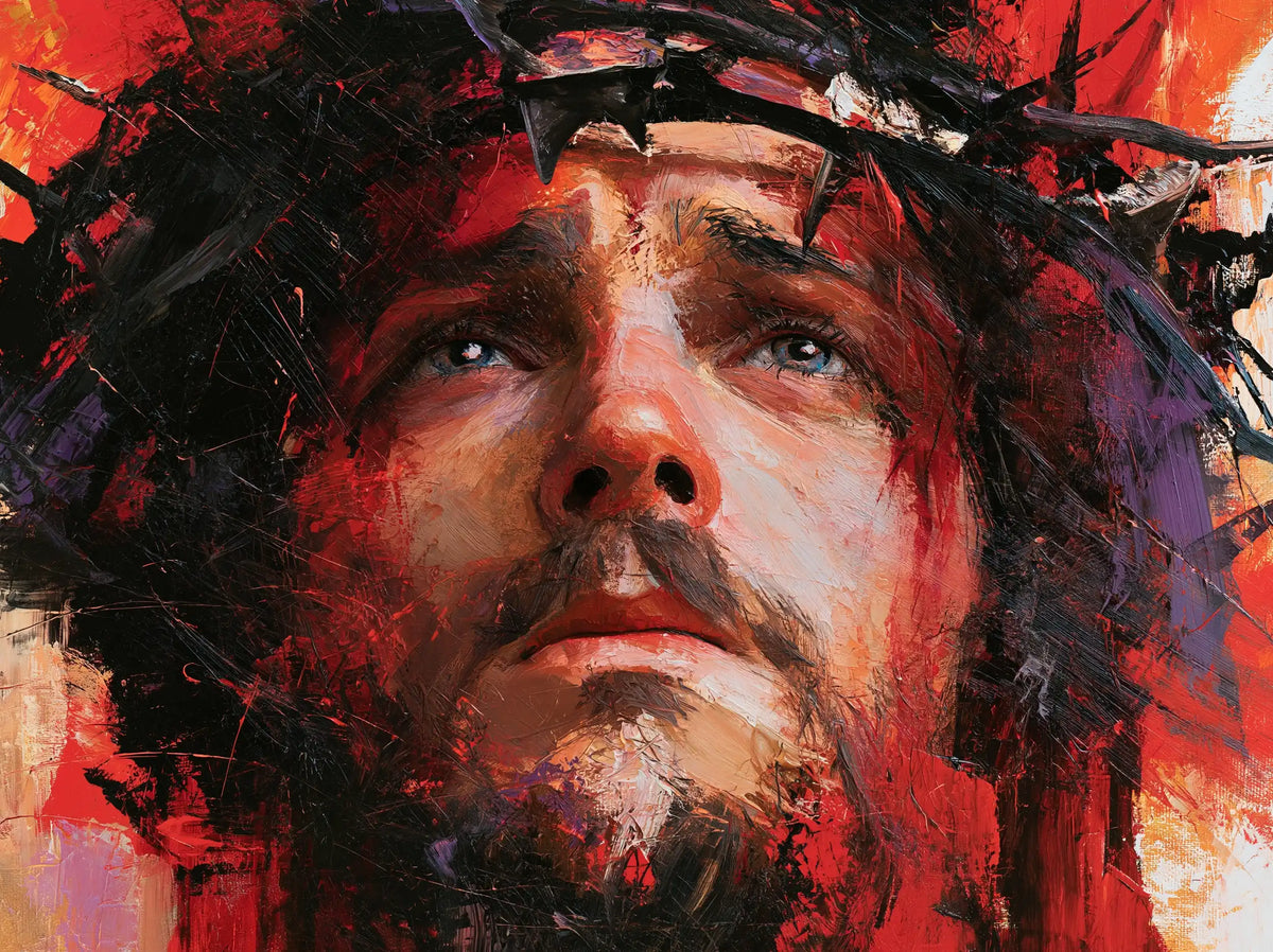 Jesus Crowned with Thorns — The Appeal amid Painted Fire