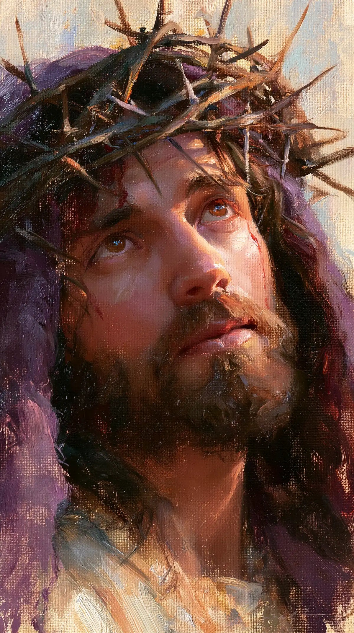 Jesus Crowned with Thorns — The Appeal in Lavender Shelter