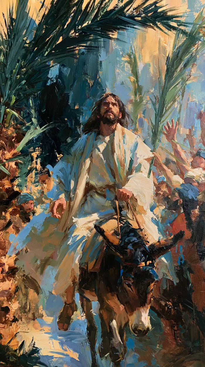 Jesus Enters Jerusalem – Expressionist · Portrait no. 2