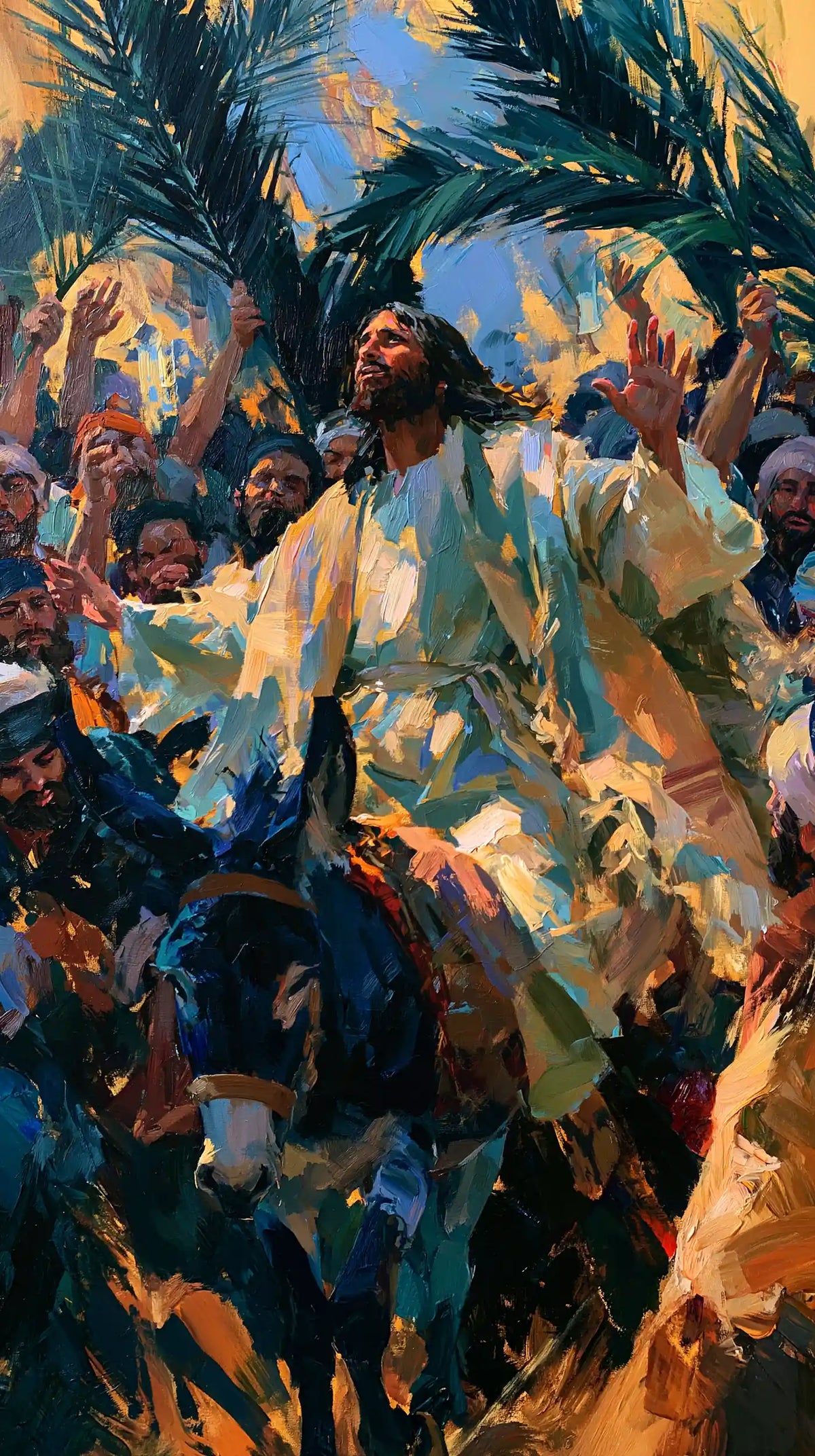 Jesus Enters Jerusalem – Expressionist · Portrait no. 6
